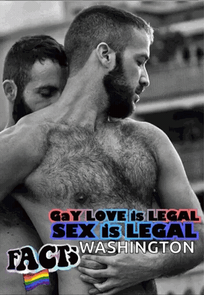 Man With Long Hair And Beard In Blue Tank Top Says Spray Your Hair Like A Champion Today GIF