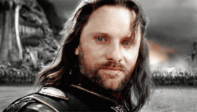 Man With Long Hair And Beard In Field GIF