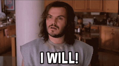 Man With Long Hair And Beard In Kitchen Saying I Will GIF