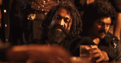 Man With Long Hair And Beard Saying Fu King Manners GIF