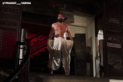 Man With Long Hair And Beard Saying Fu King Manners GIF