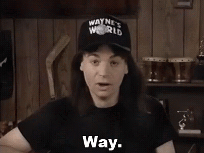Man With Long Hair And Beard Saying Way GIF