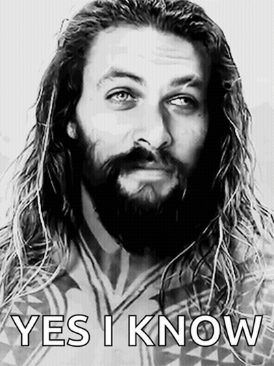 Man With Long Hair And Beard Saying Yes I Know GIF