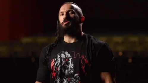 Man With Long Hair And Beard Says You Think You're The Big Man GIF