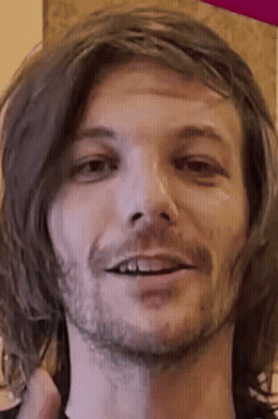 Man With Long Hair And Beard Smiling GIF