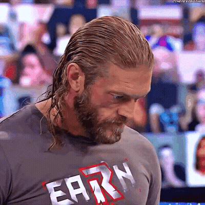 Man With Long Hair And Beard Wearing Earth Shirt GIF