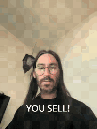 Man With Long Hair And Glasses Saying You Sell GIF