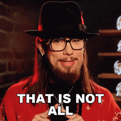 Man With Long Hair And Glasses Says That Is Not All GIF