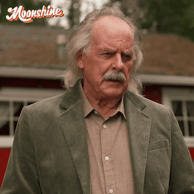 Man With Long Hair And Mustache Moonshine House GIF