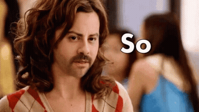 Man With Long Hair And Mustache Says So GIF