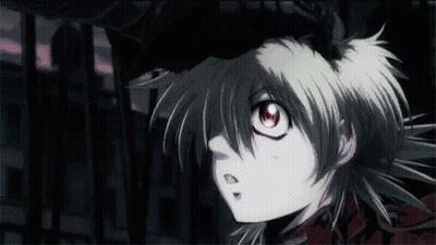 Man With Long Hair And Red Cape GIF