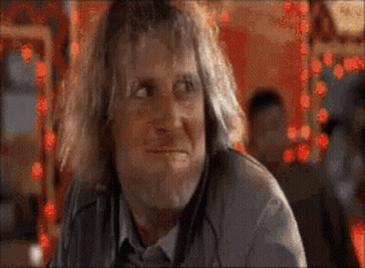 Man With Long Hair And Tie Smiling GIF