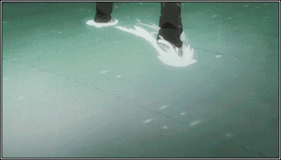 Man With Long Hair And Towel On Head Standing In Front Of Door GIF