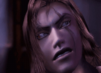 Man With Long Hair And Woman With Red Hair GIF