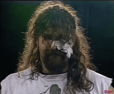 Man With Long Hair Beard White Shirt Starr GIF