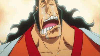 Man With Long Hair Crying Tears GIF
