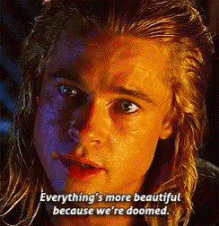 Man With Long Hair Everything's More Beautiful Because We're Doomed GIF