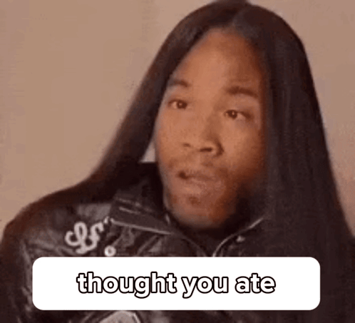 Man With Long Hair Making Funny Face GIF