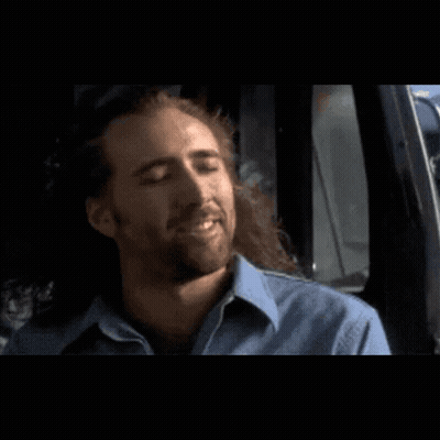 Man With Long Hair Saying Feel That That's Friday GIF