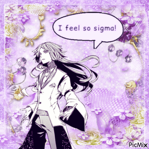 Man With Long Hair Says I Feel So Sigma GIF