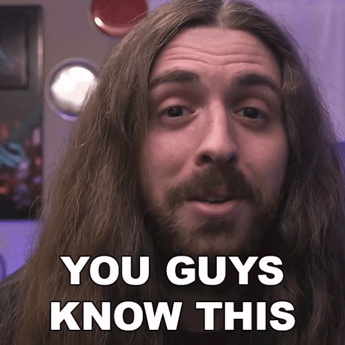 Man With Long Hair Says You Guys Know This GIF