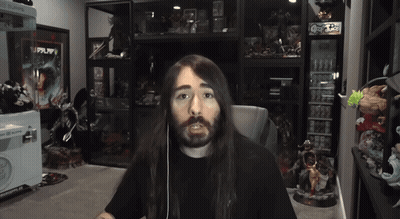 Man With Long Hair Thumbs Down GIF