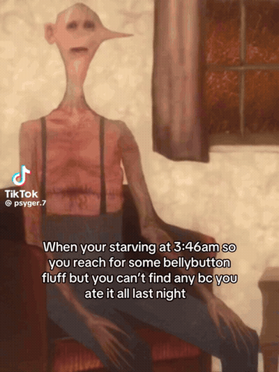Man With Long Neck TikTok @ Psyger.7 GIF