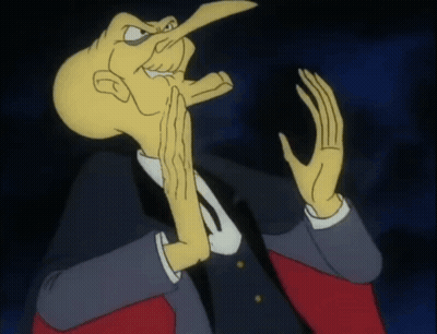 Man With Long Nose Making Funny Face GIF