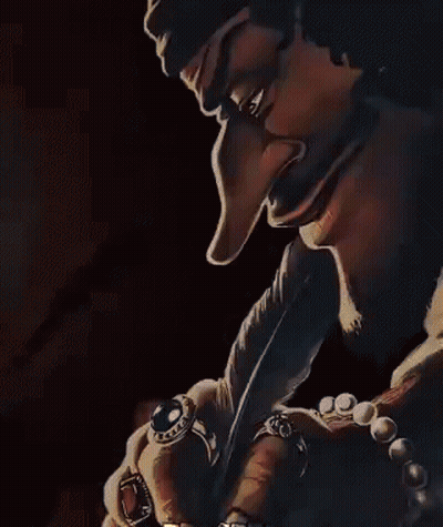 Man With Long Nose Writing With Feather GIF
