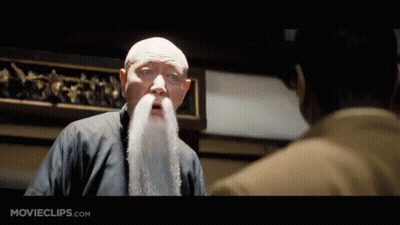 Man With Long White Beard Talking To Another Man GIF