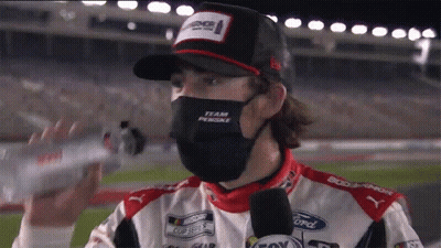 Man With Mask And Hat Saying Ford GIF