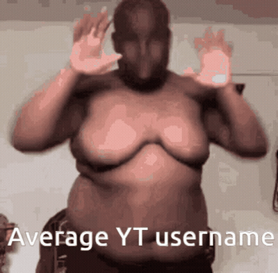 Man With Mask Saying Average YT Username GIF