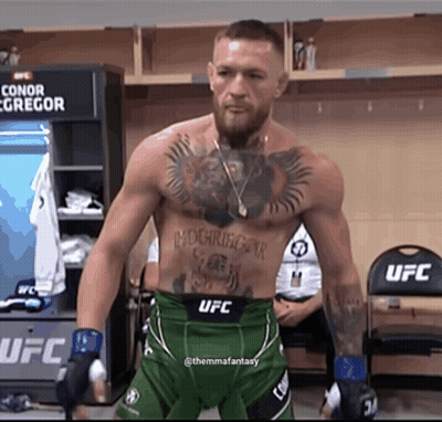 Man With McGregor Chest Tattoo GIF