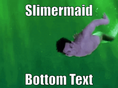 Man With Mermaid Tail Slimermaid GIF