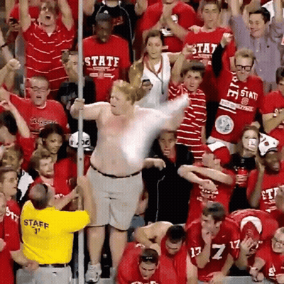 Man With Mic On Head Game Day GIF