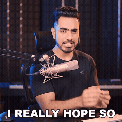 Man With Microphone I Really Hope So GIF