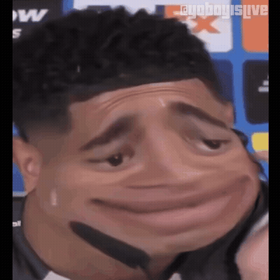 Man With Microphone In Mouth GIF