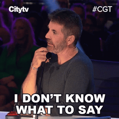 Man With Microphone Says I Don't Know What To Say GIF
