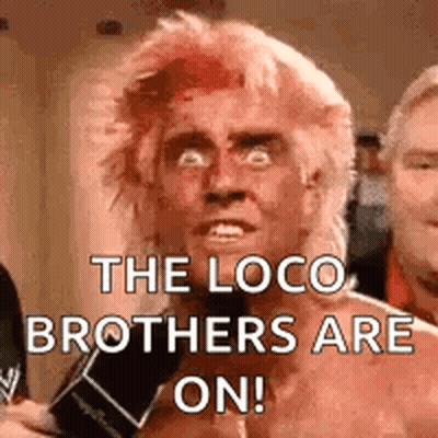 Man With Microphone Says The Loco Brothers Are On GIF