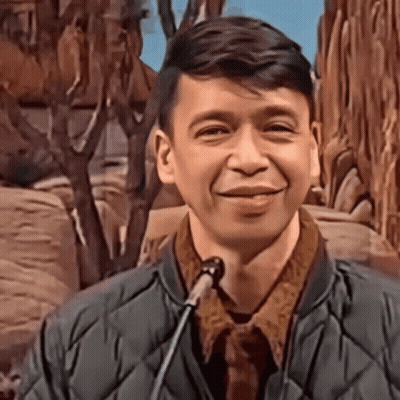 Man With Microphone Smiling GIF