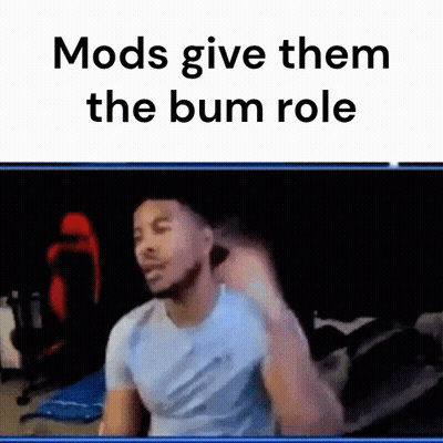Man With Mods Give Them The Bum Role GIF