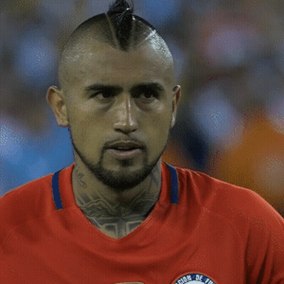 Man With Mohawk In Red Club De France Shirt GIF
