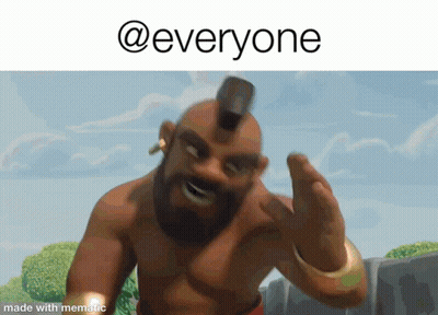 Man With Mohawk Saying Everyone GIF