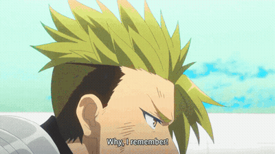 Man With Mohawk Says Why I Remember GIF