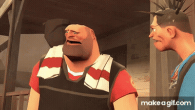 Man With Mohawk Talking To Another Man GIF