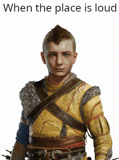 Man With Mohawk When The Place Is Loud GIF