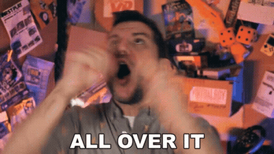 Man With Mouth Open And Words GIF
