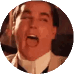 Man With Mouth Open Sticker
