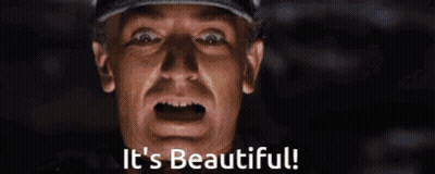 Man With Mouth Open Saying It's Beautiful GIF