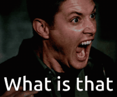 Man With Mouth Open Saying What Is That GIF